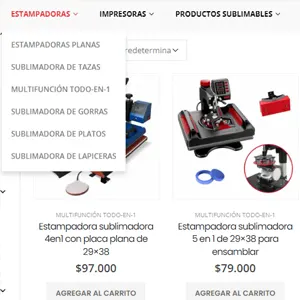 Tienda en linea de estampadoras de Addacor